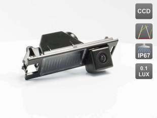 CCD штатная камера заднего вида с динамической разметкой AVIS Electronics AVS326CPR для HYUNDAI IX35 / KIA CEE'D III HATCHBACK (2012-...) (#027)