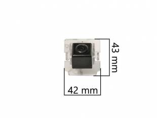 CCD штатная камера заднего вида с динамической разметкой AVIS Electronics AVS326CPR для MITSUBISHI OUTLANDER II XL (2006-2012) / OUTLANDER III (2012-...) / LANCER X HATCHBACK / CITROEN C-CROSSER / PEUGEOT 4007 (#060)